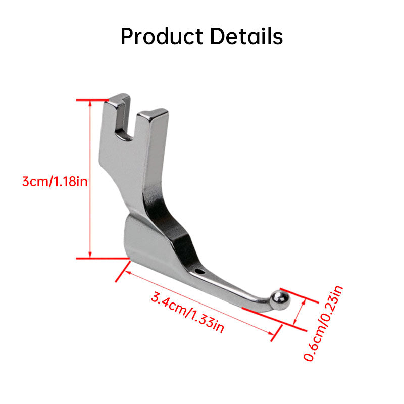 P369. Wedding dress fashion fabric. Bead-free fixed presser foot.
