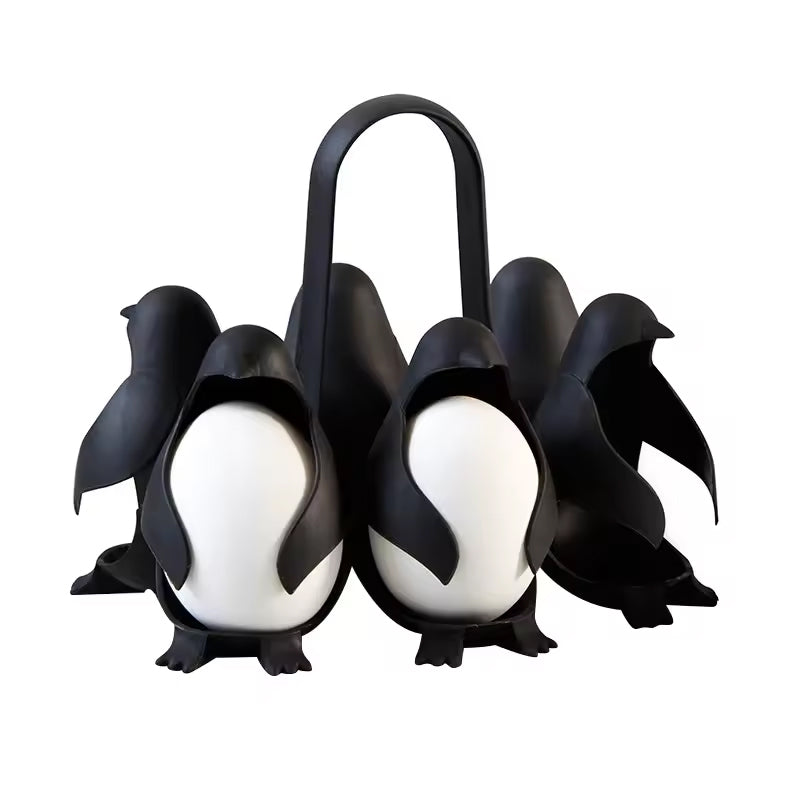 Penguin - Shaped Egg Cooker Multifunctional Egg Cooker & Fridge Storage Holder
