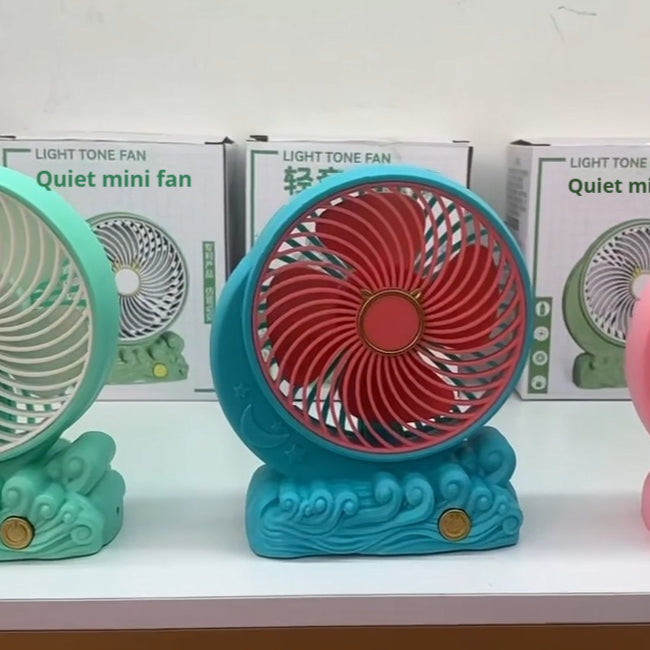 Model Quiet Dormitory Desk Large Wind Electric Fan from QuestCrate