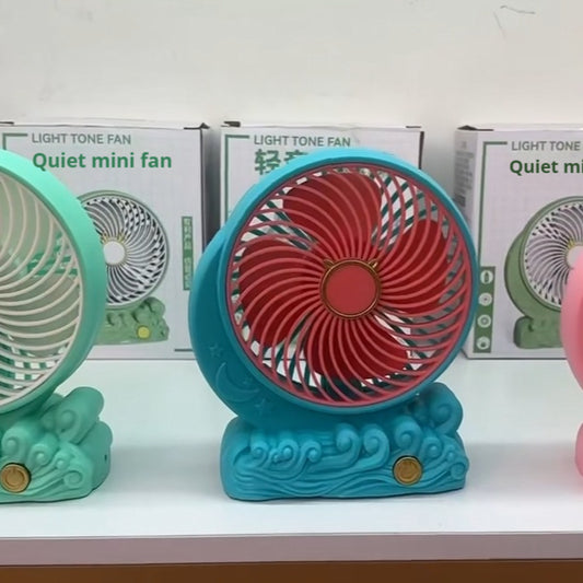 Model Quiet Dormitory Desk Large Wind Electric Fan from QuestCrate