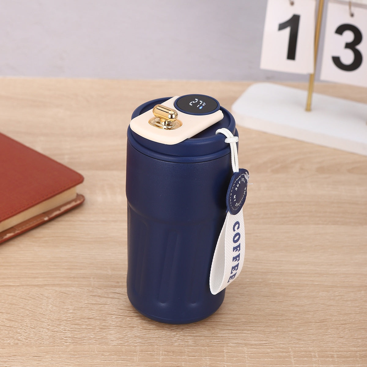 Smart Digital Thermal Bottle - All Blue