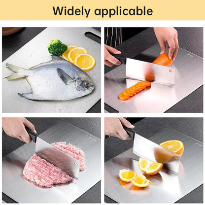 Medical - grade Pure Titanium Double - Sided Kitchen Cutting Board. Easy to clean.