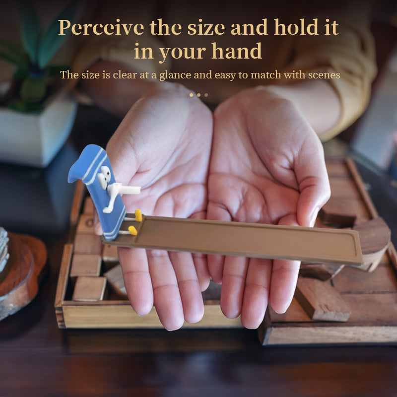 Towelie Servietsky Incense Stick Holder, realistic handmade crafts, home decor, ideal for meditation and yoga.