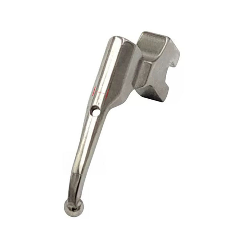 P369. Wedding dress fashion fabric. Bead-free fixed presser foot.