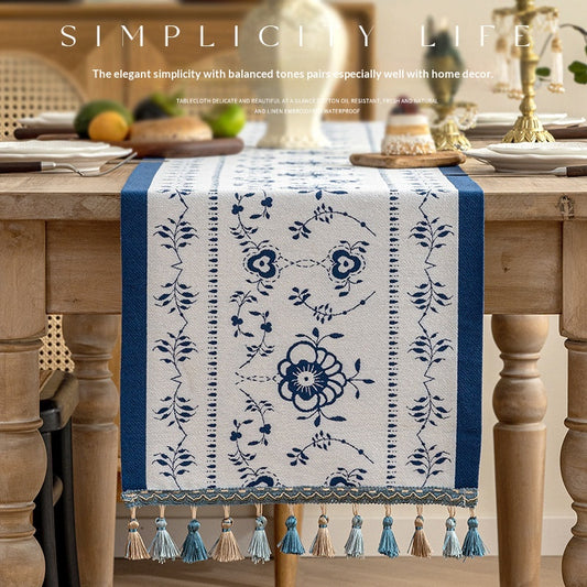 Living Room Table Desk Runner Chenille from QuestCrate